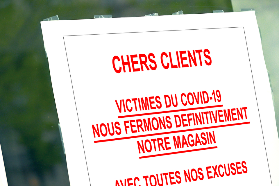 Les commerces victimes
