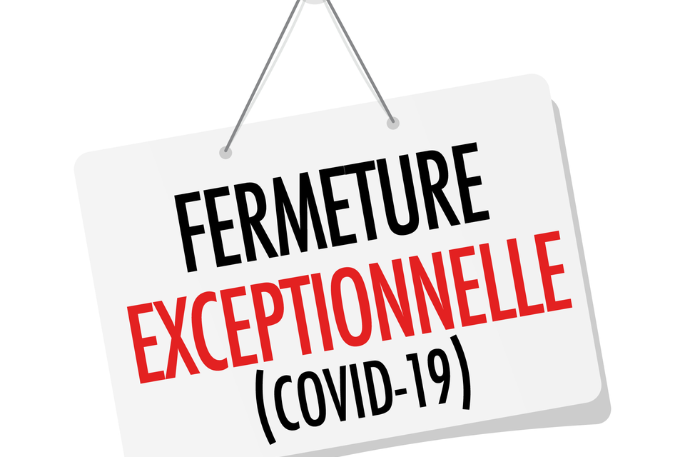Fermeture des centres commerciaux Fermeture des centres commerciaux