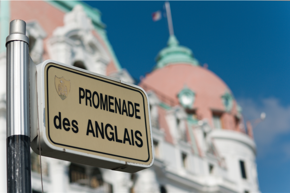 Nice. Variants anglais Nice. Variant anglais