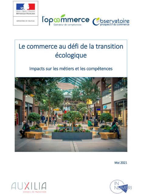 étude transition écologique du commerce