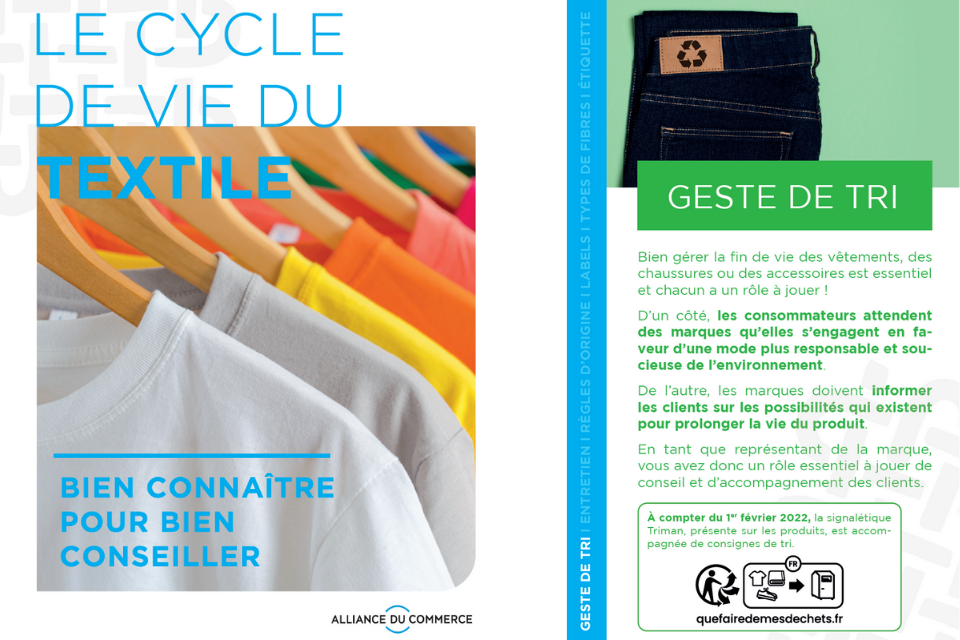 Support de formation : le cycle de vie du textile